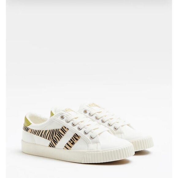 River Island | GOLA | BROWN ANIMAL PRINT TRAINERS | 10 - Picture 1 of 8